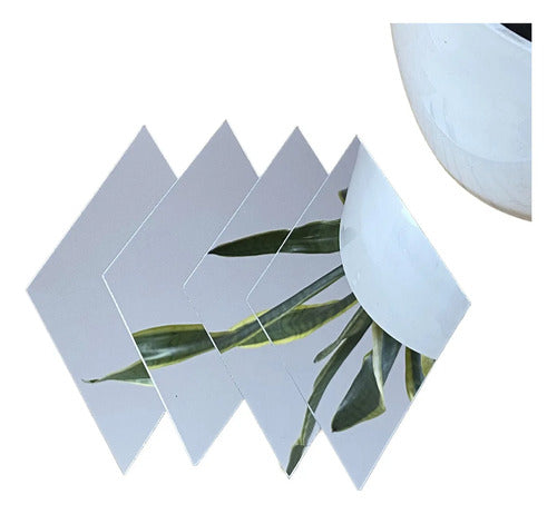 Espejo Flexible Rombo Autoadhesivo Vinilo Lamina X4 · 18641 · foto 09