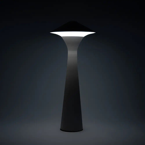 Velador Led Táctil Practiled Dimerizable Usb Metal Gris Recargable