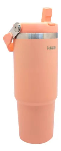 Botella Insulada Keep con Mango 850 ml Coral Claro · 16981 · foto 02