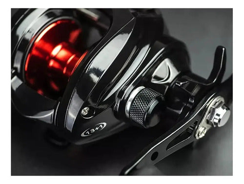 Reel Rotativo Baitcast Amberjack 14 Rulemanes 8kg con Multifilamento · 13633 · foto 02
