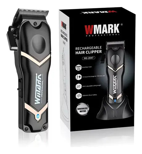 Maquina Cortadora de Pelo Inalámbrica Wmark Profesional 6800 Rpm Ng-2047 · 22903 · foto 02
