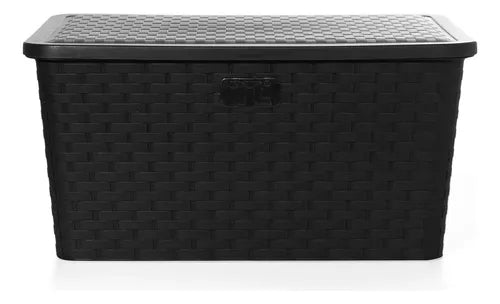 Caja Organizadora Símil Rattan Mediano P