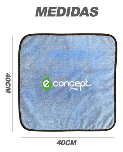 Paño De Microfibra 40x40 Detailing Pulidores Cera