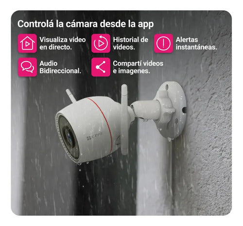 Cámara de Seguridad Ezviz WiFi 2K+ con Visión Nocturna a Color · 15878 · foto 02
