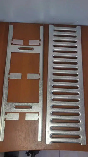 Rejilla Lineal Guardaganado Chapa Galvanizada 50x1