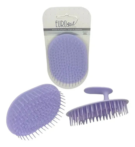 Cepillo Masajeador Cabo Flexible Eurostil 50124 Colores