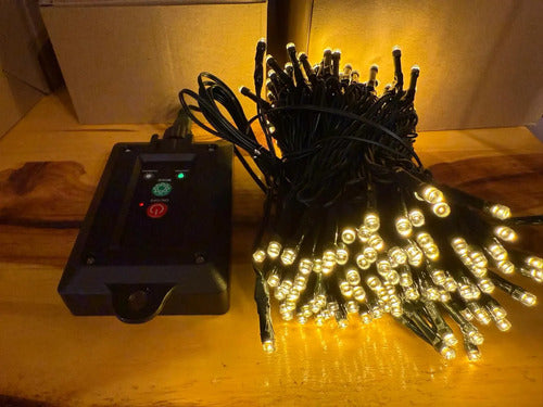 Luces Navidad Exterior Solares Guirnalda Led 200led 20mts