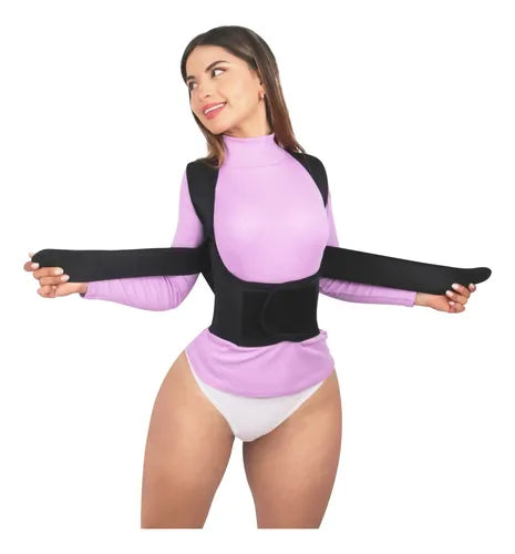 Chaleco Corrector Moda King Reductor 1u Negro Xl