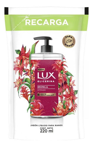 Jabon Liquido Lux Glicerina Bromelia Refil X220ml · 17338 · foto 02
