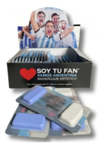 Kit Maquillaje Pintacara Selección Argentina Mundial de Fútbol x2 · 17536 · foto 05
