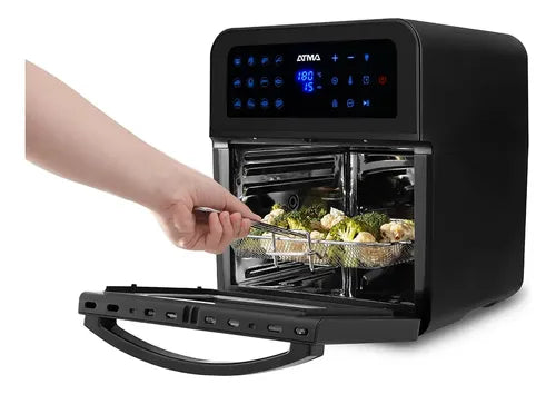 Horno Y Freidora De Aire Digital Atma 94hfr582dp 11,6 L Plateado Negro