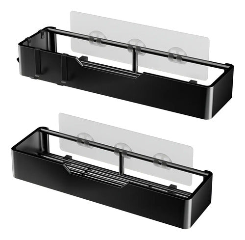 Set Organizador 2 Estantes Adhesivos Duc