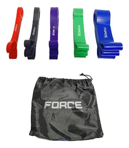 Kit x5 Bandas Elásticas Gadnic de Látex para Fitness · 16830 · foto 03