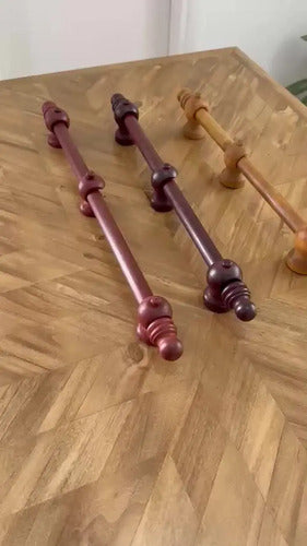 Barral De Madera Para Cortina De 1.80 Me