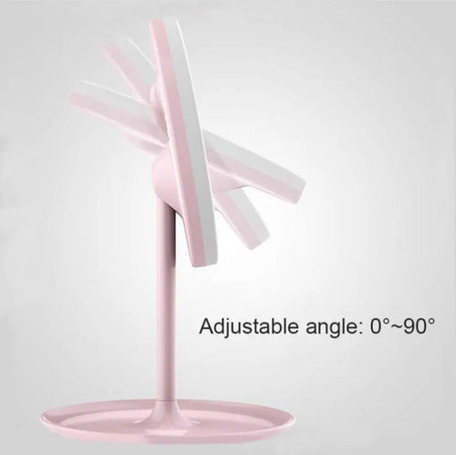 Espejo Doble Aumento Kingfz Belleza Luz