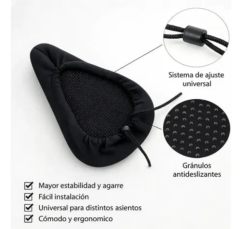 Funda de Asiento para Spinning Bandit Gel Acolchada Negro · 16771 · foto 05
