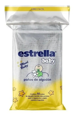 Paños Maxi de Algodon Estrella Baby x 50 Unidades · 17665 · foto 05