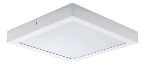 Panel Plafon Led 24w Aplicar Cuadrado 30x30cm Color Blanco C