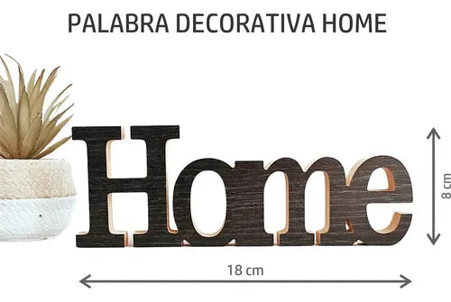 Palabra Decorativa Kov Design Home Negro Home Paraíso