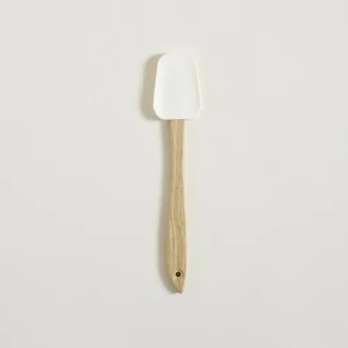 Utensilios Silicona Con Mango De Madera Repostería Cocina Mango Cuchara