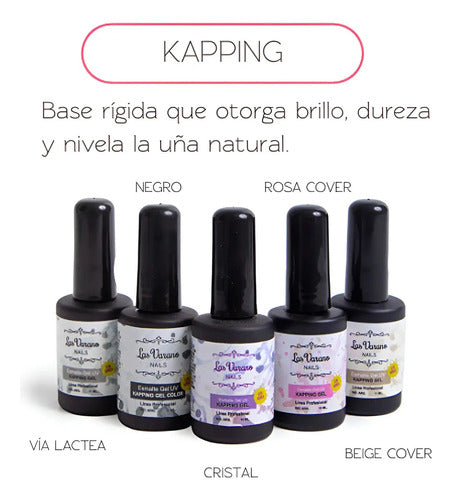 Esmalte Gel UV Kapping Nivelador Las Varano Cover Pink · 17561 · foto 02