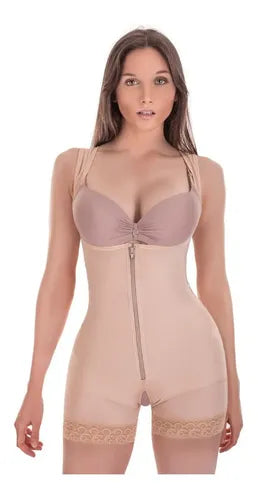 Faja Multifunción Modelador Reductor Postquirurgico Bc-6901 Color Nude Talle S (cintura 84-91 Cm)