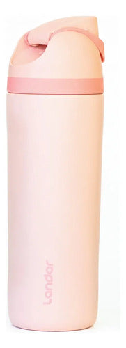 Botella Térmica Landar Pico Doble Inox 591 ml Rosa Claro · 17044 · foto 01