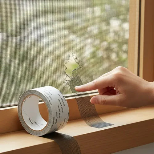 Cinta Adhesiva Para Reparar Malla Mosquitera 50mm X 2m