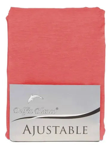 Sabana Ajustable 100% Elastizada Delfin Blanco Queen 160x200
