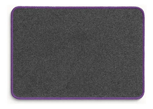 Alfombra Entrada Base Goma Antidesliz 30 Cm 50 Rojo Bordes