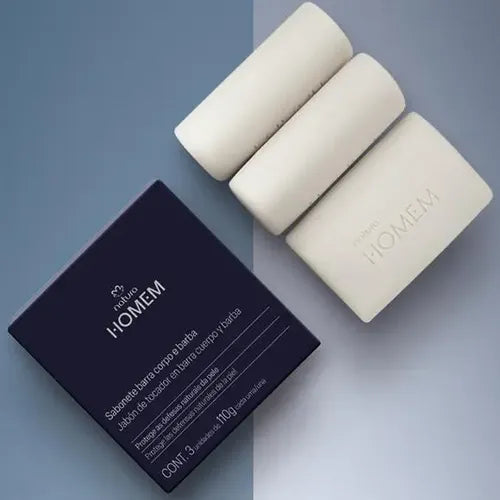 Jabon Natura 300gr 2 En 1 Cuerpo Y Barba