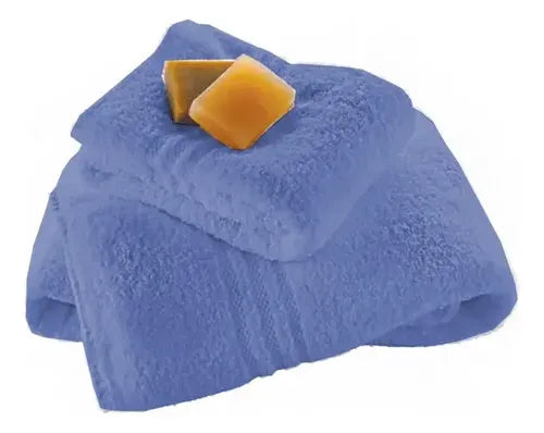 Juego De Toalla Y Toallon 450 Gr Seclar Azul Claro Aero