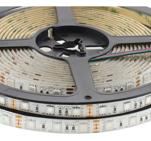 Tira Led Practiled Rgb 5050 5m Ip65 Adhesivo 3m 72w Exterior