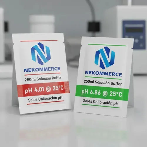 Combo Buffer Calibrar Phmetro 8 Sobres Ph 4.01 & 6.86 (4c/u)