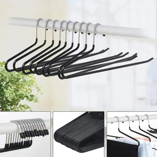 Perchas Para Pantalones Jeans Reforzada Antideslizante X 10