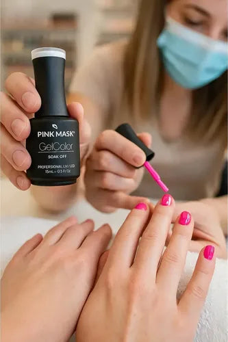 Esmalte Semipermanente Pink Mask GelColor Miley 15 ml · 7295 · foto 03