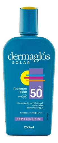 Protector Solar Dermaglós Emulsión FPS50 x 250ml · 1279 · foto 01