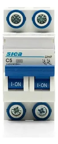 Llave Termomagnetica Sicalimit 5a Gris 1u