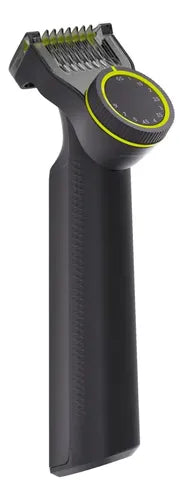 Afeitadora Philips Oneblade Pro Qp6532/10 - Peine Ajustable Con 12 Longitudes, 90 Min De Uso Continuo Y 100% A De Agua - No Irrita Negro