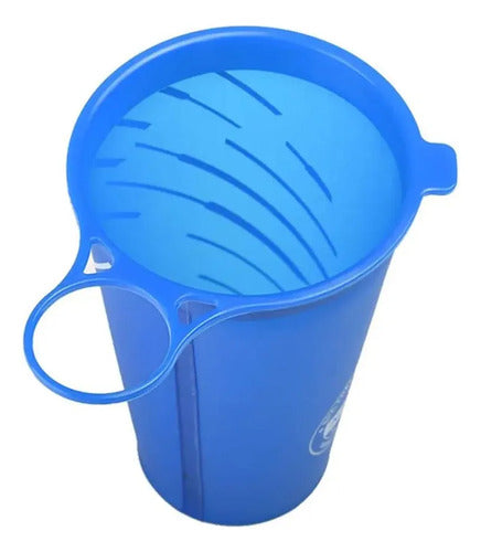 Vaso Flexible Plegable Aonijie 200ml Azul para Running · 16731 · foto 05