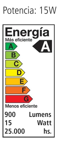 Lampara Led Autonoma 15w E27 Fria Luz De Emergencia Color Blanco Frio · 15850 · foto 05
