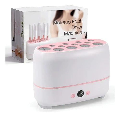 Limpiador Secador USB de Brochas de Maquillaje Blanco con Rosa · 17360 · foto 04