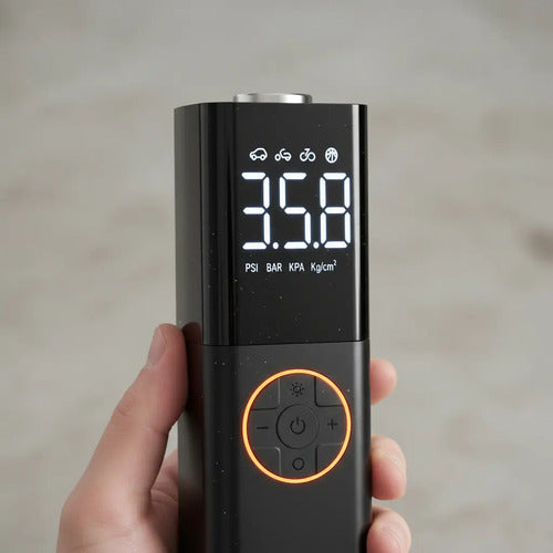 Mini Inflador De Aire Potente Portátil Newtek Para Auto Moto Bicicleta