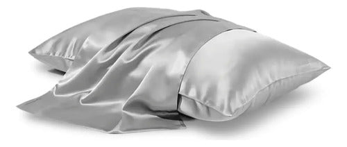 Funda Almohada Viento Textill 50x70 Saten Negro