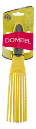 Dompel Cepillo Caracol Rulos Ondas Desenredante Anti Frizz Color Amarillo