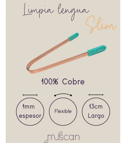 Limpia Lengua de Cobre 100% Ayurveda con Banda Ergonómica · 17422 · foto 08