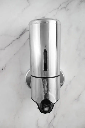 Dispenser Plástico Cromado Pared Baño Cocina Antigoteo