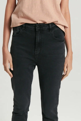 Jean Skinny New Ono Negro Mujer Maria Cher Algodón Negro 24