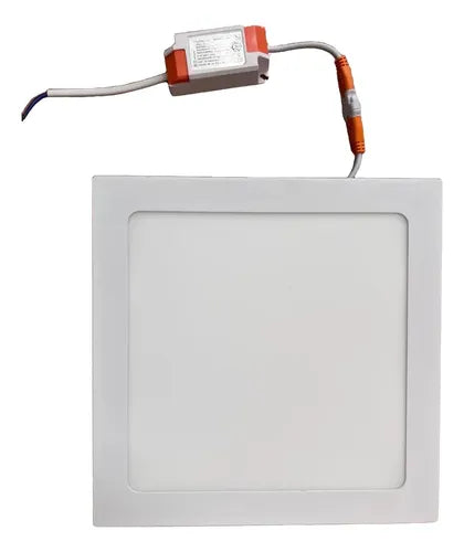 Plafón Led 18w Empotrable/para Embutir Cuadrado Werke Blanco