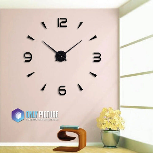 Reloj Pared Only Picture Mod 8 Negro 90cm Negro